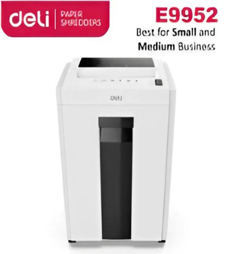 Destructeur De Papier Déchiqueteuse de Bureau Deli 9952 10 Sheets 16 Litres